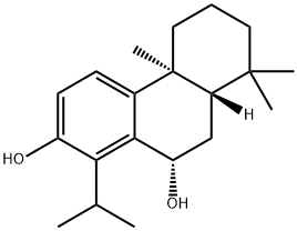 2,10-Phenanthrenediol, 4b,5,6,7,8,8a,9,10-octahydro-4b,8,8-trimethyl-1-(1-methylethyl)-, (4bS,8aS,10S)- Structure