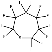 Dodecafluorothiepane Structure