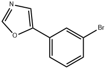 5-(3-BROMOPHENYL)-1,3-OXAZOLE Structure