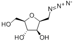 2,5-脱水-1-叠氮-1-脱氧-D-葡萄糖醇 结构式