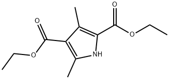 2,4-二甲基吡咯-3,5-二羧酸二乙酯, 2436-79-5, 结构式