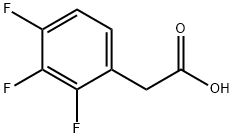 2,3,4-三氟苯乙酸, 243666-12-8, 结构式