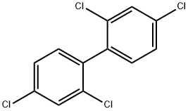 2,2',4,4'-テトラクロロ[1,1'-ビフェニル] 化学構造式