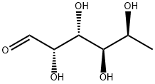 L(-)岩藻糖, 2438-80-4, 结构式