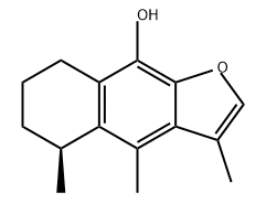 (5S)-3,4,5-Trimethyl-5,6,7,8-tetrahydronaphtho[2,3-b]furan-9-ol Structure