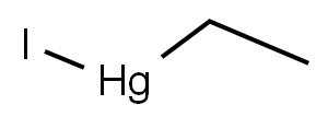 エチル水銀(II)ヨージド 化学構造式