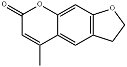 4-methyl-4',5'-dihydropsoralen Structure