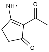 2-Cyclopenten-1-one, 2-acetyl-3-amino- (8CI,9CI) Structure