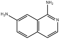 1,7-异喹啉二胺 结构式