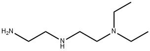 N'-(2-アミノエチル)-N,N-ジエチル-1,2-エタンジアミン 化学構造式