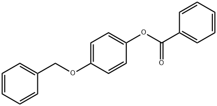 (4-phenylmethoxyphenyl) benzoate Struktur