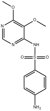 磺胺二甲异恶唑, 2447-57-6, 结构式