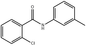 2-氯-N-(3-甲基苯基)苯甲酰胺 结构式