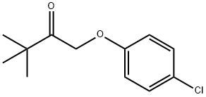 1-(4-クロロフェノキシ)-3,3-ジメチルブタン-2-オン 化学構造式