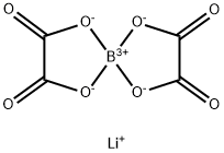 双草酸硼酸锂 结构式