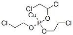 氯(亚磷酸)铜三(2-氯乙)酯 结构式