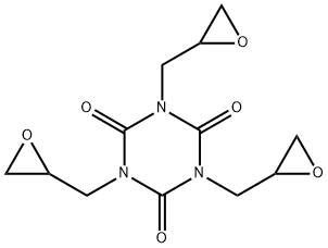 イソシアヌル酸トリグリシジル 化学構造式