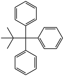 2-Methyl-2-tritylpropane Structure