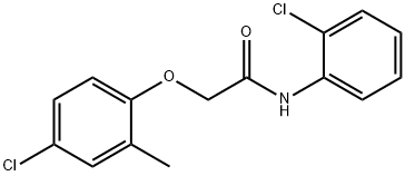 2'-クロロ-2-[(4-クロロ-o-トリル)オキシ]アセトアニリド 化学構造式