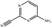 4-氨基嘧啶-2-甲腈 结构式