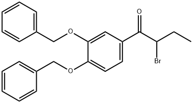rac 1-[3,4-(Dibenzyloxy)phenyl]-2-bromo-1-butanone 
|rac 1-[3,4-(Dibenzyloxy)phenyl]-2-bromo-1-butanone 

