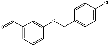 3-[(4-CHLOROBENZYL)OXY]BENZALDEHYDE Structure