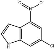6-氯-4-硝基吲哚, 245524-95-2, 结构式