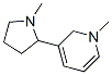 1-methyl-5-(1-methylpyrrolidin-2-yl)-pyridine Structure