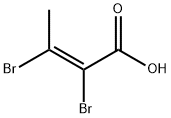 (Z)-2,3-Dibromo-2-butenoic acid Structure
