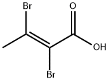 (2E)-2,3-Dibromo-2-butenoic acid Struktur