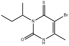 5-Bromo-3-sec-butyl-6-methyl-4-thioxo-3,4-dihydropyrimidin-2(1H)-one Structure