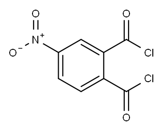 1,2-BENZENEDICARBONYL DICHLORIDE,4-NITRO- Structure