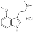 N,N-DIMETHYL-4-METHOXYTRYPTAMINE HYDROCHLORIDE Structure