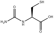 N-氨甲酰-L-半胱氨酸 结构式