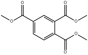 トリメリット酸トリメチル 化学構造式