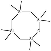 2,2,4,4,6,6,8,8-オクタメチル-1-オキサ-2,4,6,8-テトラシラシクロオクタン 化学構造式