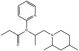 N-[[S,(+)]-2-(3,3-Dimethylpiperidino)-1-methylethyl]-N-(2-pyridyl)propionamide Structure