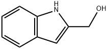1H-インドール-2-メタノール 化学構造式