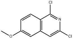 1,3-二氯-6-甲氧基异喹啉, 24623-39-0, 结构式