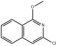 3-氯-1-甲氧基异喹啉 结构式