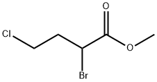Butanoic acid, 2-bromo-4-chloro-, methyl ester Structure