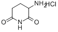 3-氨基-2,6-哌啶二酮盐酸盐, 24666-56-6, 结构式