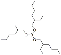 硼酸三异辛酯 结构式