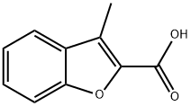 3-Methylbenzofuran-2-carboxylic acid Struktur