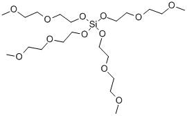 四[2-(2-甲氧乙氧基)乙基]硅酸酯 结构式