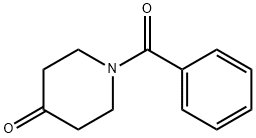 1-ベンゾイル-4-ピペリジノン 化学構造式