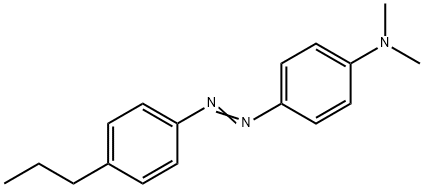 N,N-Dimethyl-p-[(p-propylphenyl)azo]aniline Structure