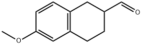 1,2,3,4-テトラヒドロ-6-メトキシ-2-ナフトアルデヒド 化学構造式
