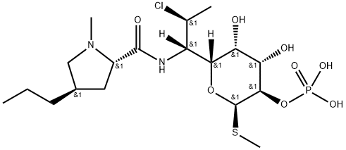 克林霉素磷酸酯, 24729-96-2, 结构式