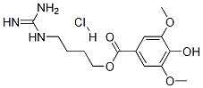 4-Guanidinobutyl 4-hydroxy-3,5-diMethoxybenzoate hydrochloride Structure